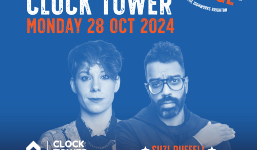 Comedy for the Clock Tower. Monday 28th October. Suzi Ruffell. Romesh Ranganathan. More acts to be announced.