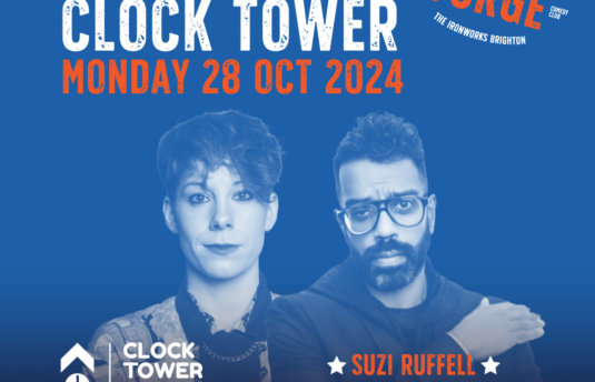 Comedy for the Clock Tower. Monday 28th October. Suzi Ruffell. Romesh Ranganathan. More acts to be announced.